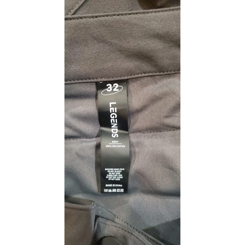 Legends Aviation Men's 32 Gray Tapered Chino Performance‎ Tech Pants